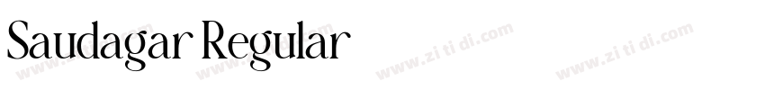 Saudagar Regular字体转换